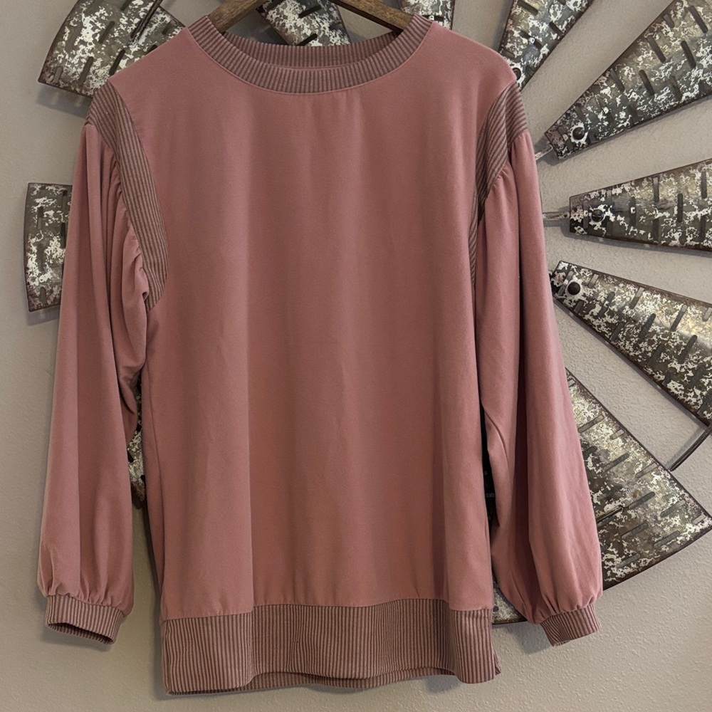 Elegant Mauve Women's Top